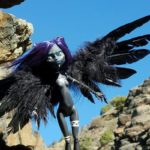 Zara art doll with wings
