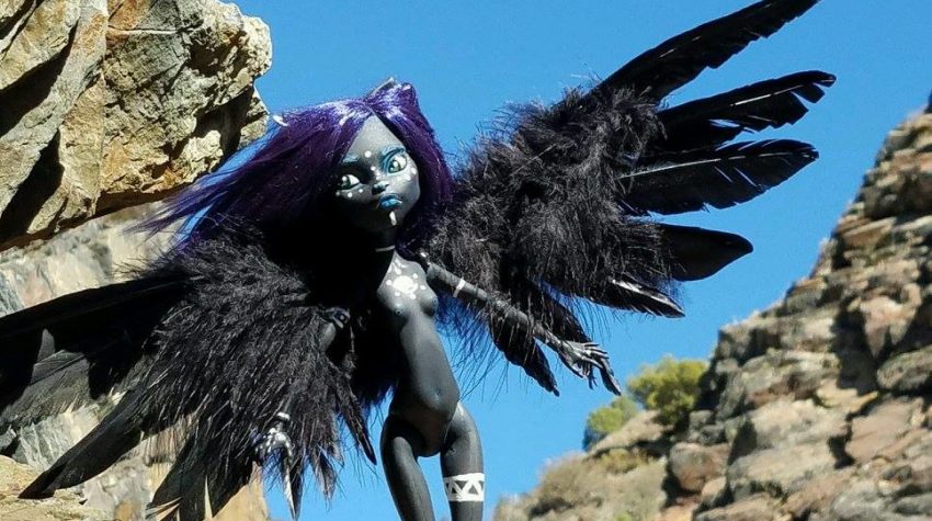 Zara art doll with wings